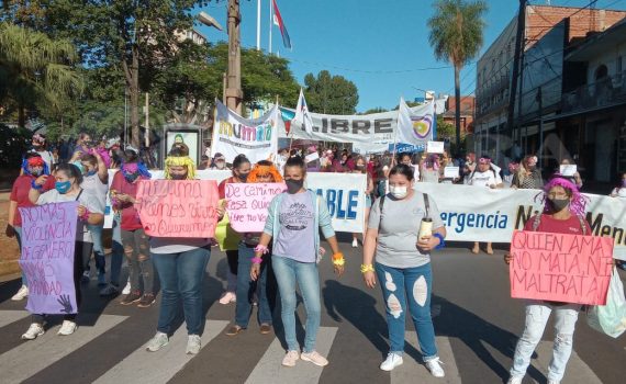 8M: marchan contra los femicidios y la violencia de género en Posadas