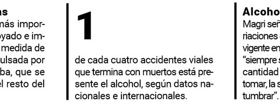 “Tratamos de prevenir muertes y si el alcohol cero ayuda, no deberíamos dudar”