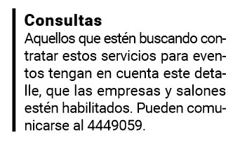 Preocupa la gran cantidad de empresas de catering sin habilitación en Posadas